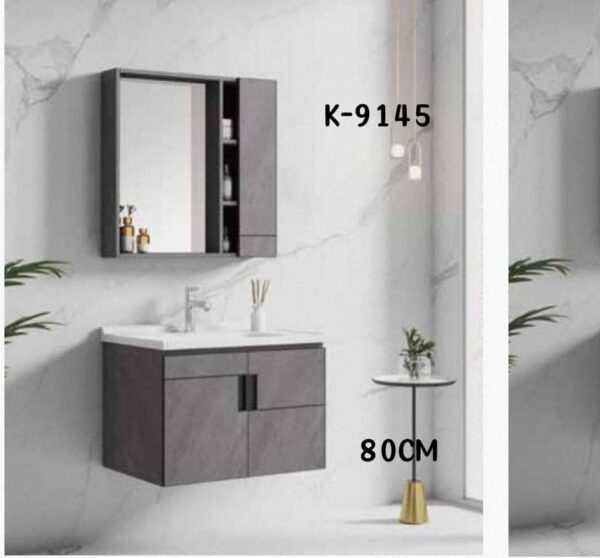 WK9145 80cm Wall-Mounted Vanity Basin Cabinet