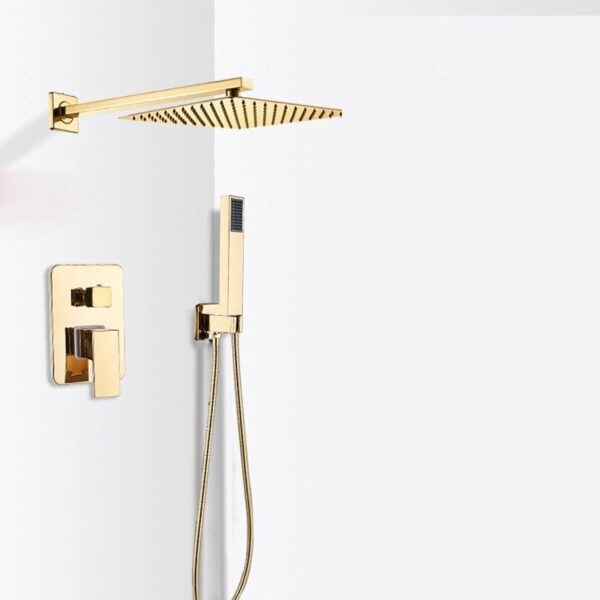 Golden 4-Way Concealed Shower Mixer - Conduit Style