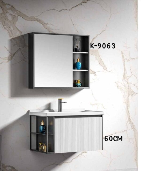 WK9063 60cm Wall-Hung Cabinet Basin