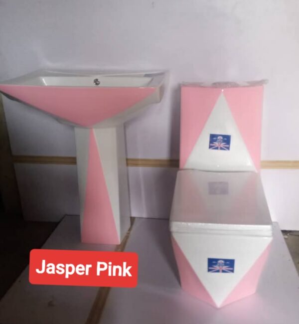 Diamond Pink Executive Water Closet - Model BT-CC23-3