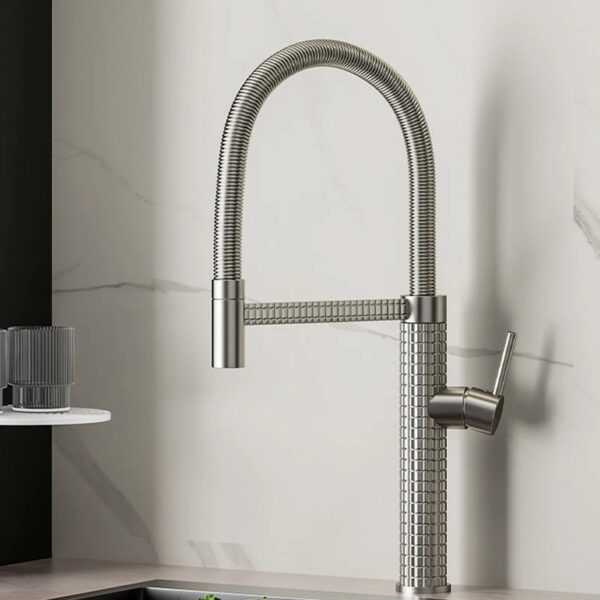 Chrome Executive Full-Chain Kitchen Sink Mixer