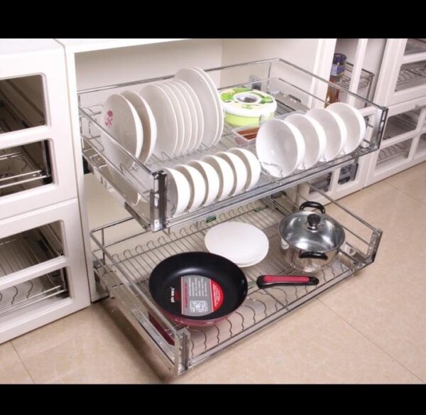 2 Set Drawer Plate Rack